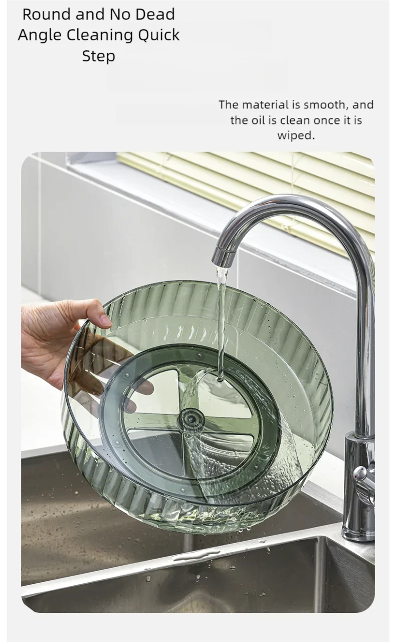 360 Rotating Tray Lazy Susan Fridge Organizer Turntable