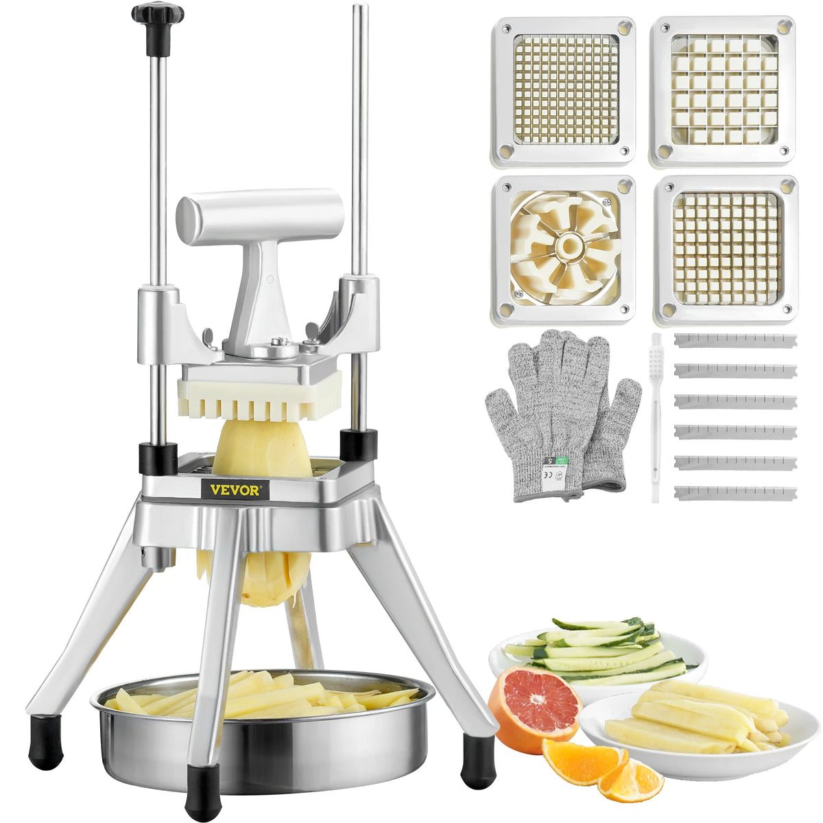 Succebuy Commercial Vegetable Fruit Dicer Cutter Potato Slicer