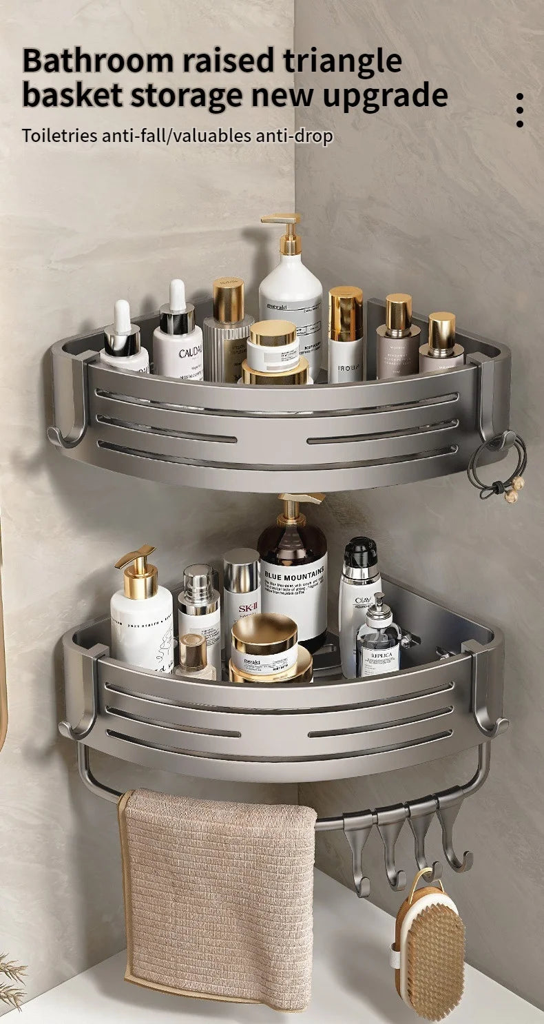 No Need To Drill Wall Installation Aluminum Bathroom