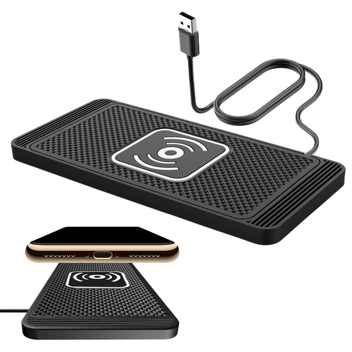 Car Wireless Charging Pad 15w Wireless Auto Phone
