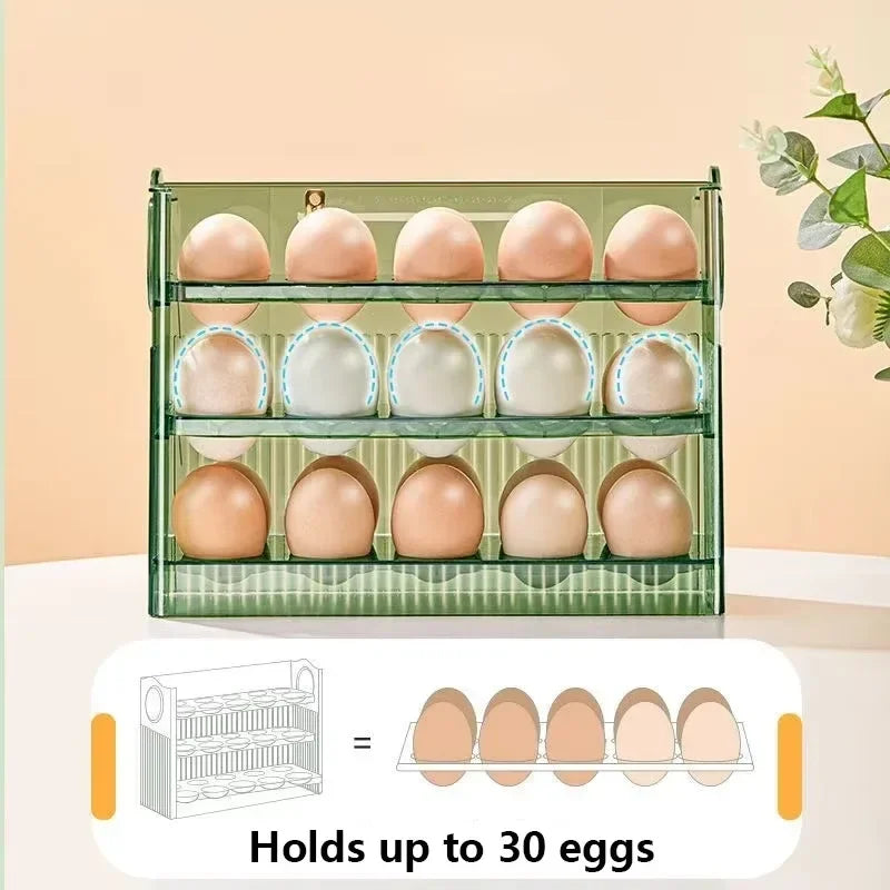 Egg Rack Holder Storage Box Egg Basket Container