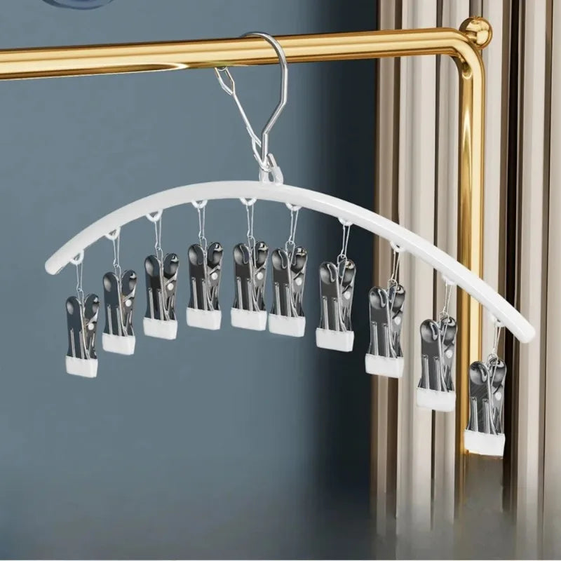 Windproof Plastic Laundry Drying Rack Clips Indoor Outdoor
