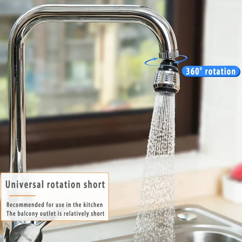 Modes 360 Rotatable Bubbler High Pressure Faucet Extender