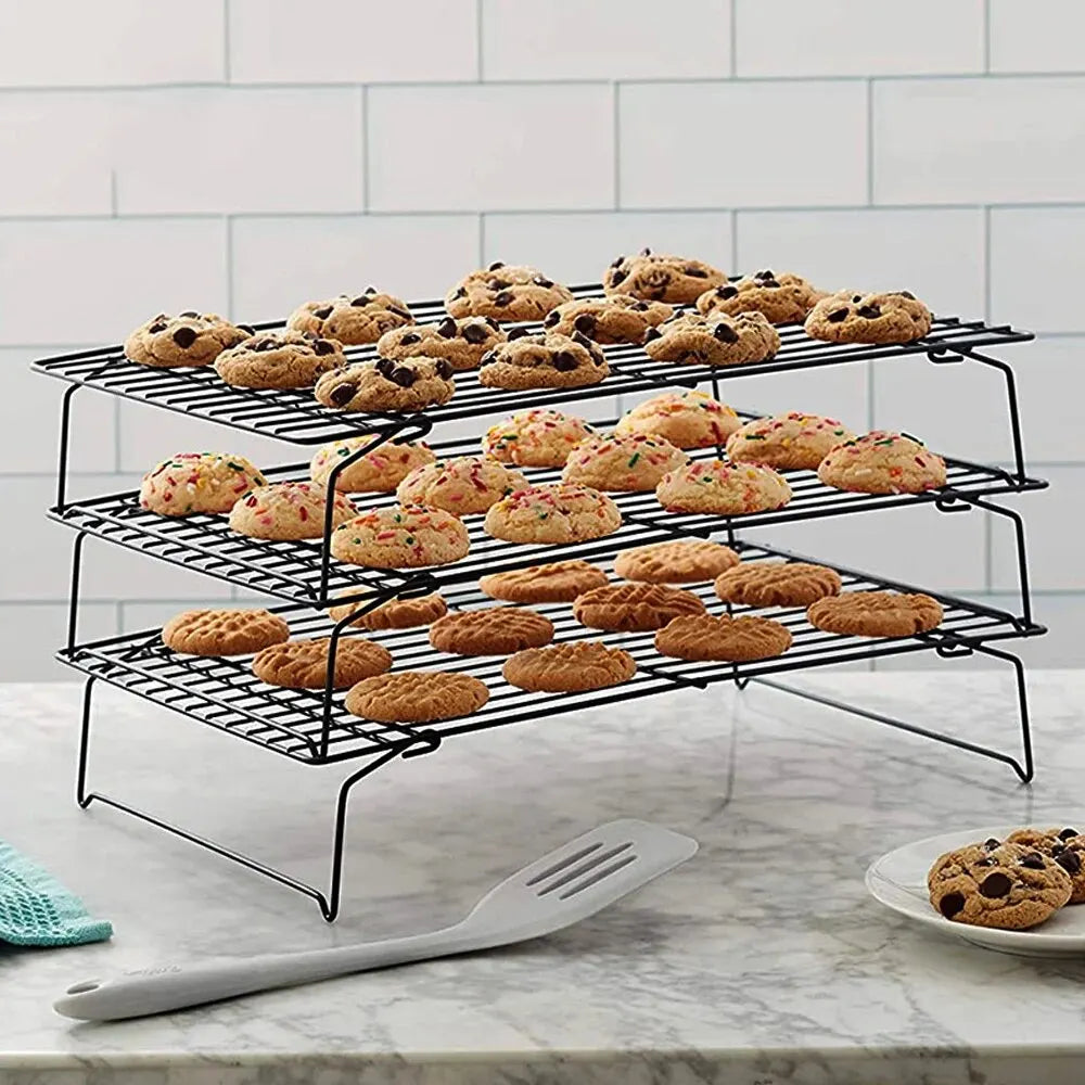 Non Stick Wire Grid Baking Tray Cake Cooling