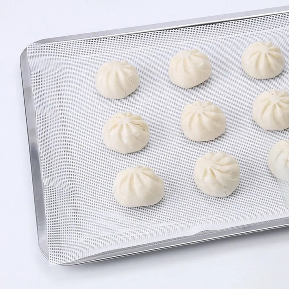 1pcs Square Oven Steamer Mesh Pad Food Fruit