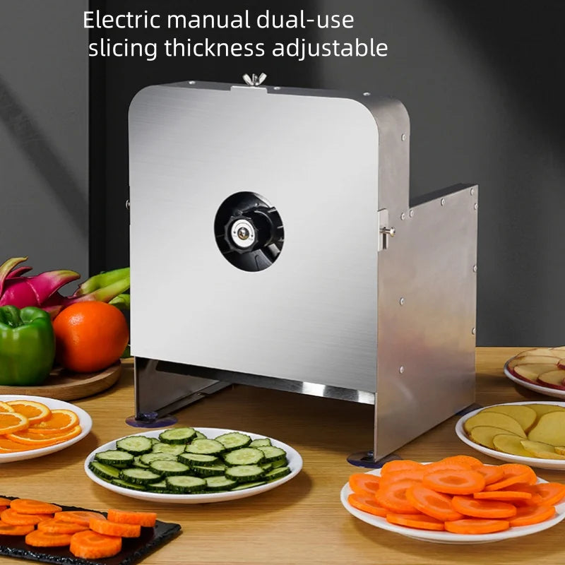 Commercial Vegetable Fruit Multi-Function Slicer Electric
