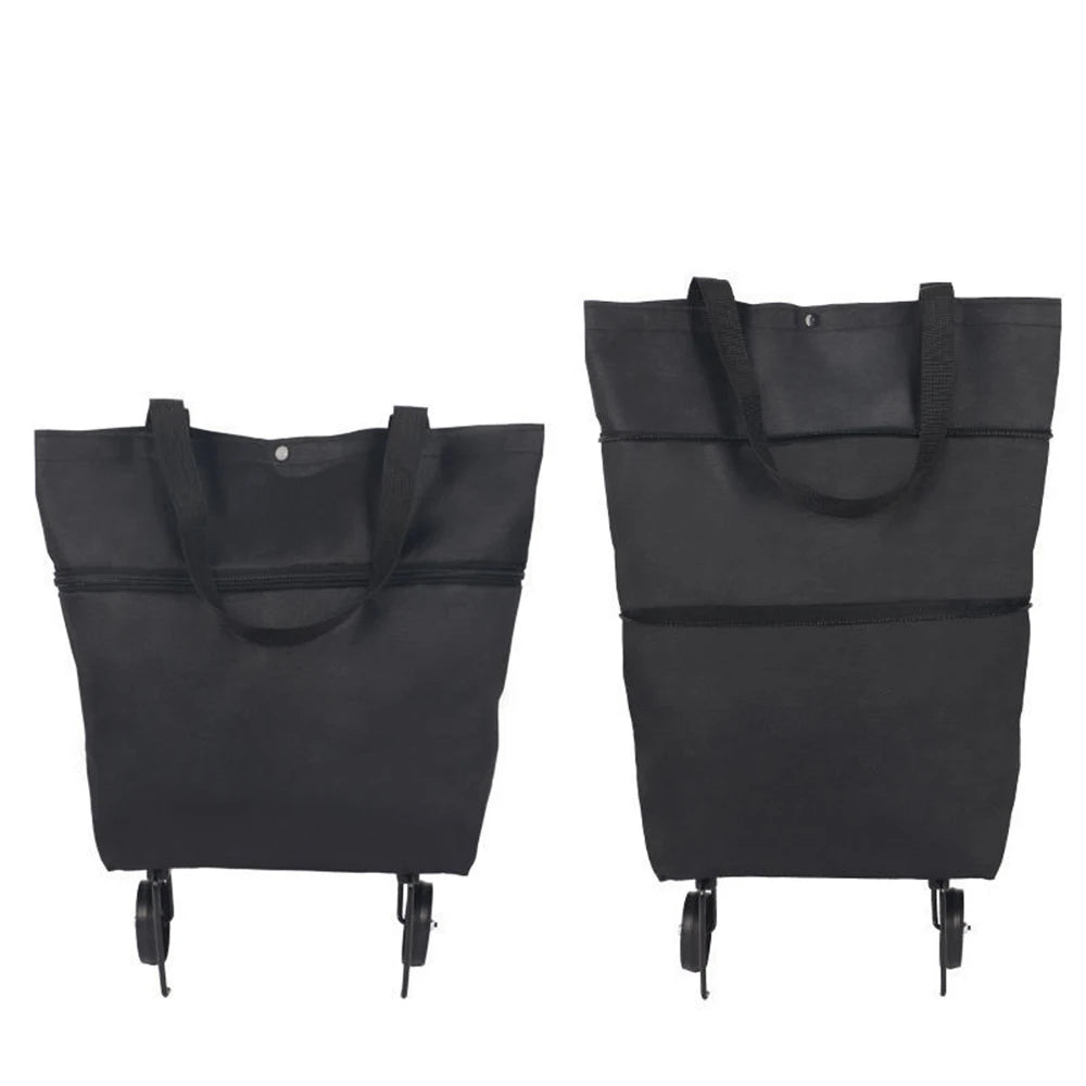Foldable Shopping Trolley Bag Reusable Grocery Bags Food