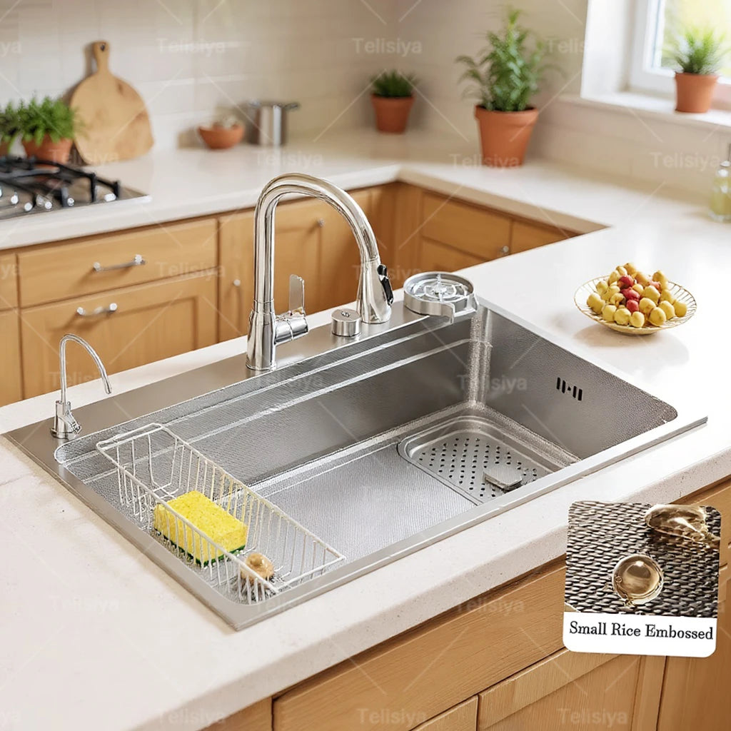 Silver Sink 304 Stainless Steel Large Slot Undermount