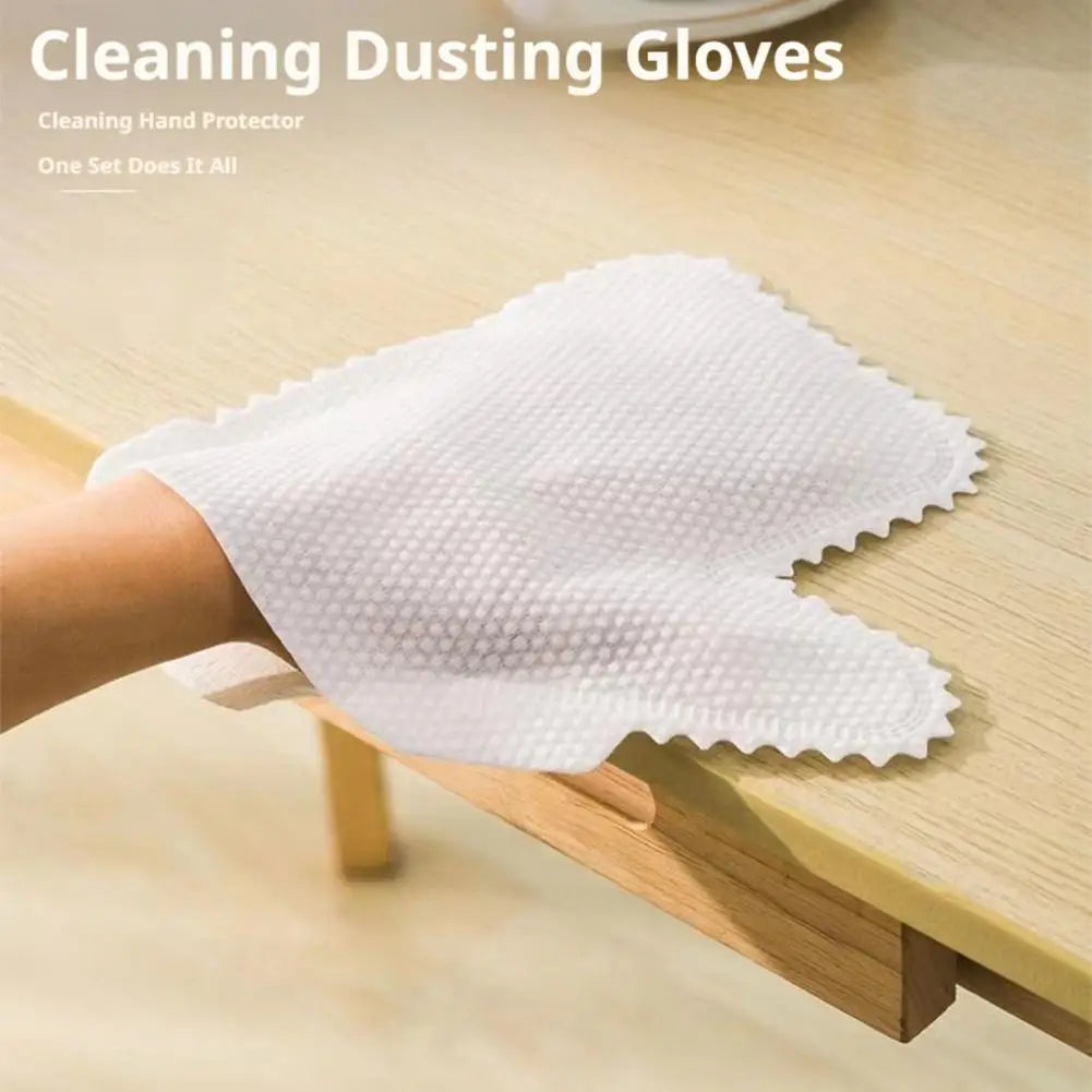 10/20/30pcs Disposable Cleaning Gloves Non-Woven Rag Gloves