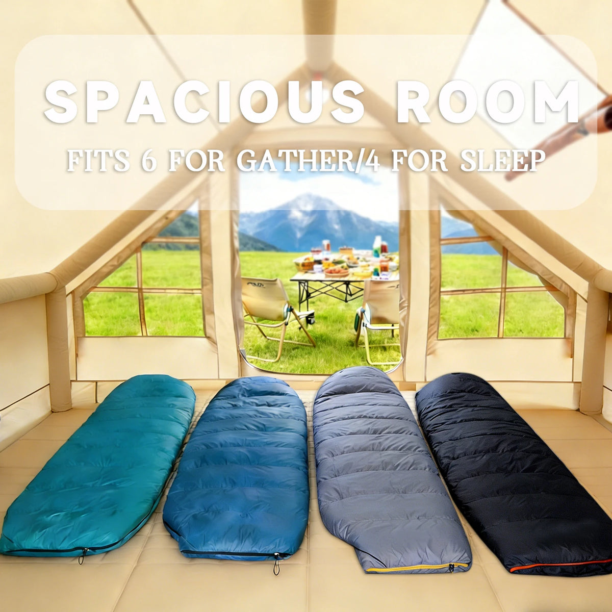 Inflatable Tents Camping - Easy Blow Up Glamping