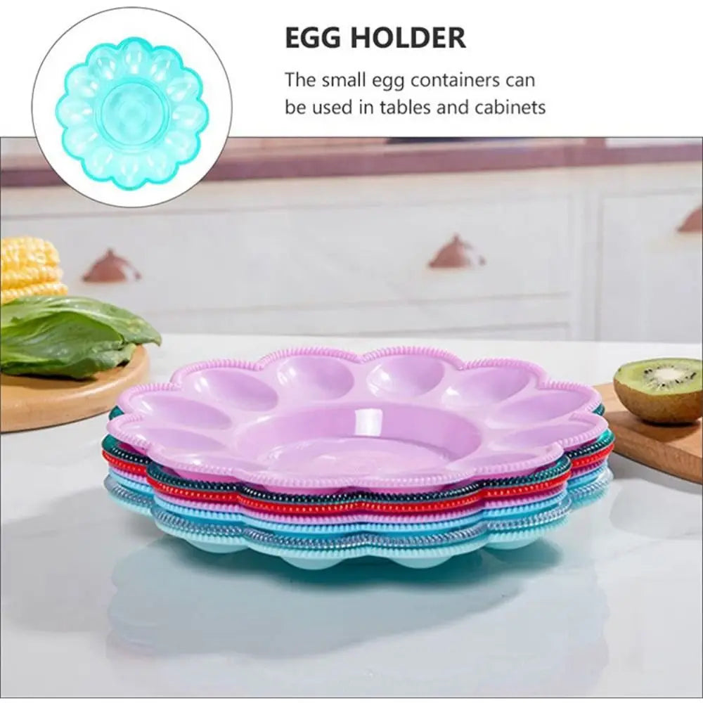 Random Color Easy To Clean 12 Grids Egg