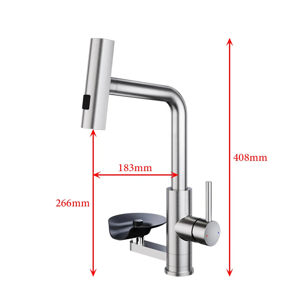 Multi Function Faucet Flying Rain Stream Nozzle Waterfall