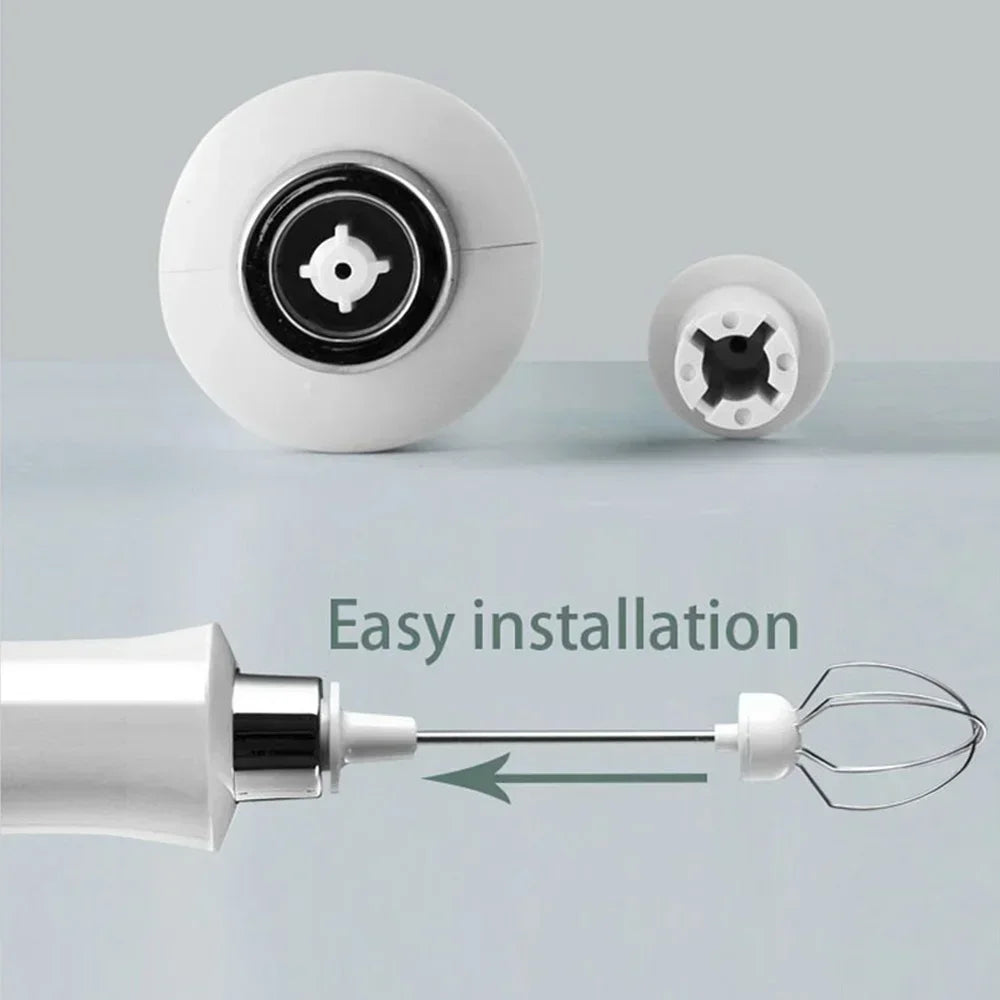 Usb Rechargeable Electric Milk Frother Mini Handheld Foam