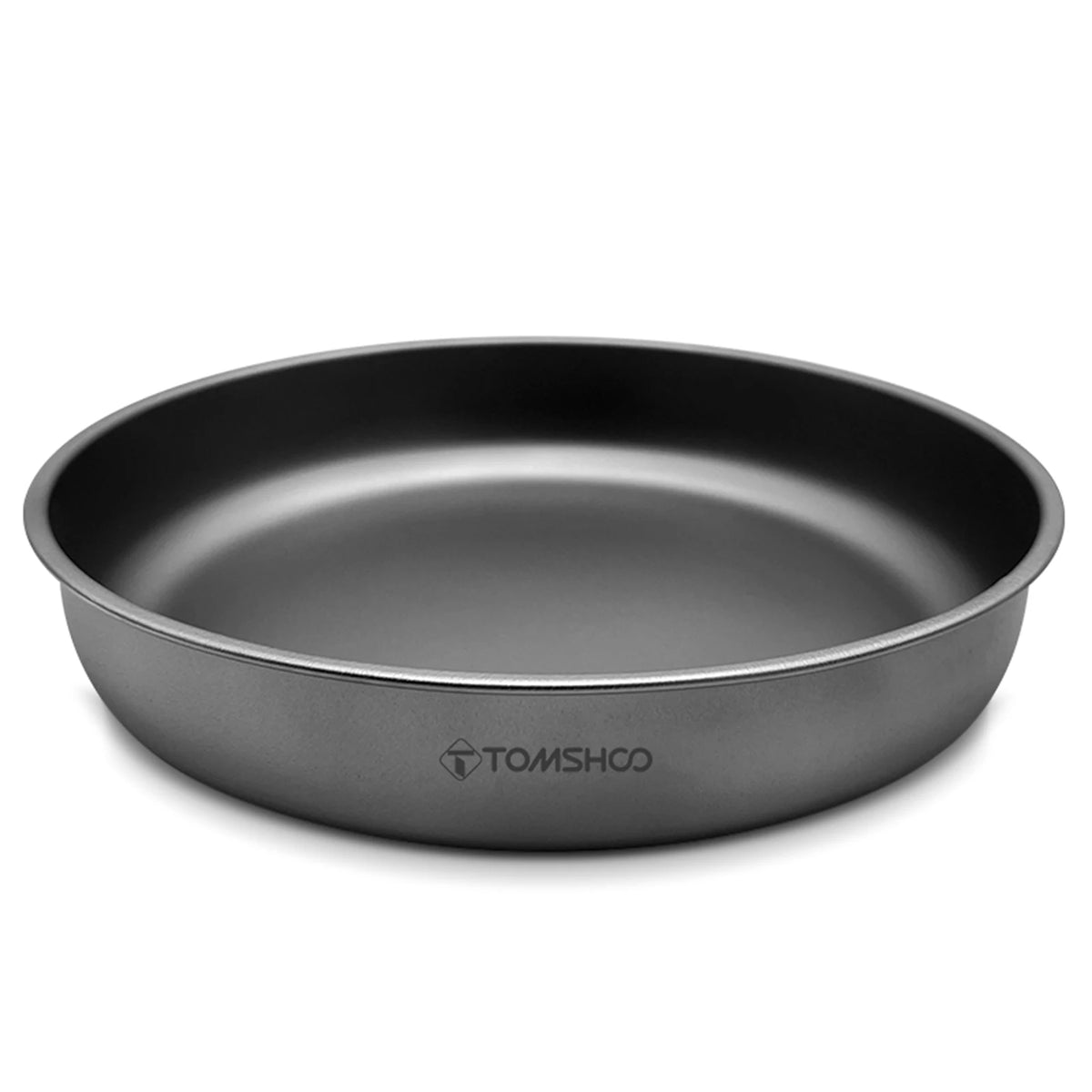 Tomshoo 1000/1500ml Lightweight Titanium Frying Pan Dinner Fruit
