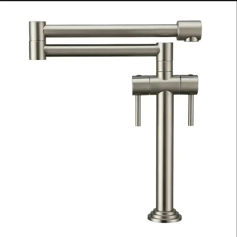 Faucet Solid Brass Crane Deck Mounted Sink Mixer