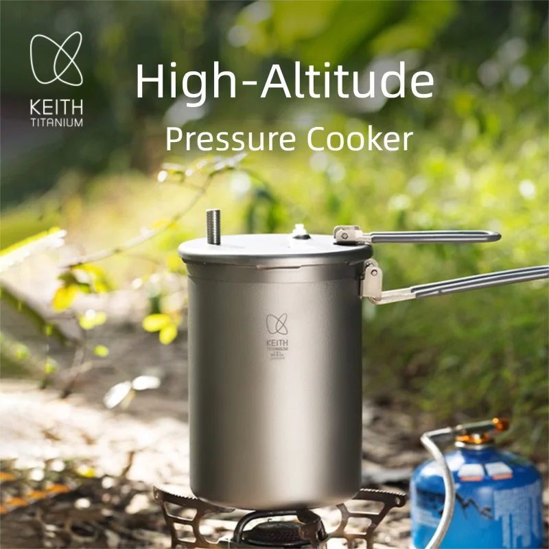 Keith Pure Titanium Outdoor Pressure Cooker Pot -