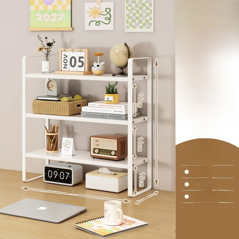 Multi-Layer Desk Organizer Rack Office Computer Table Storage