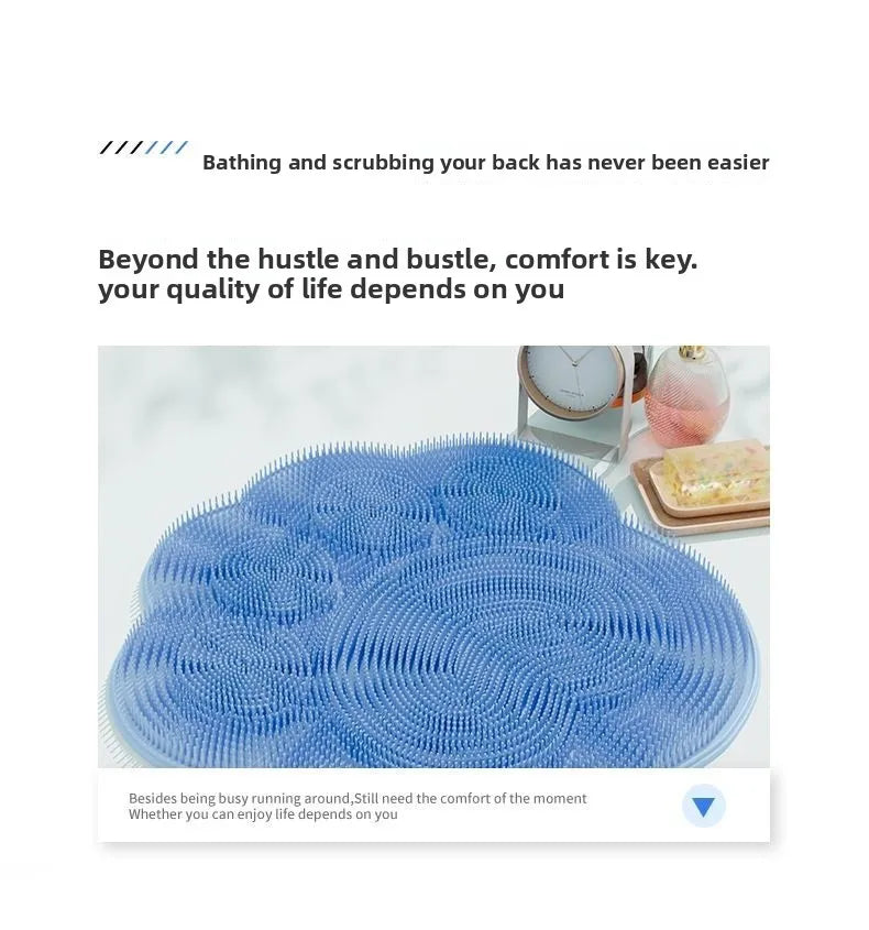 1pcs Lazy Foot Wash Scrubbing Mat Bathroom Non-Slip