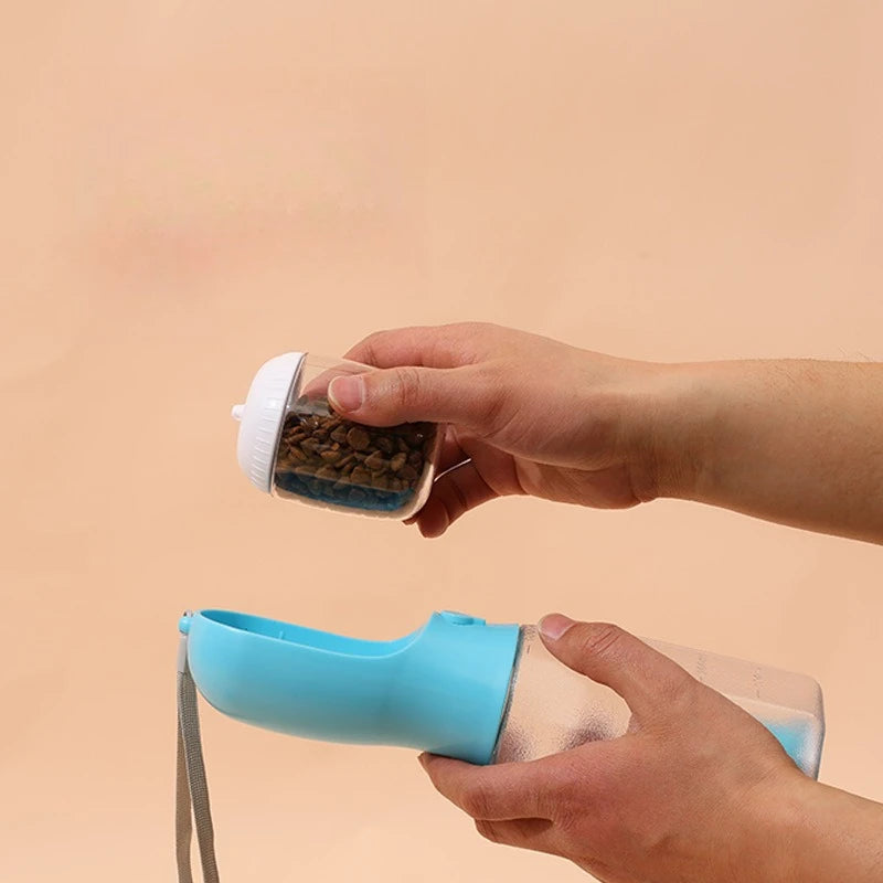 In Dog Water Bottle Poop Bag Dispenser Pet