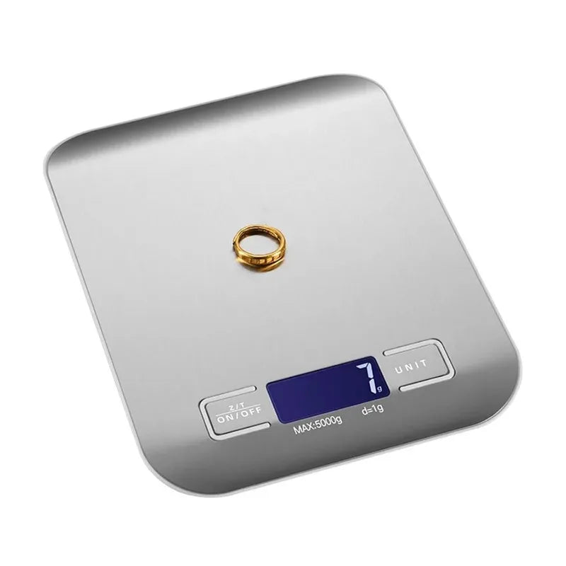 Digital Scale Stainless Steel Platform - 5/10kg Lcd