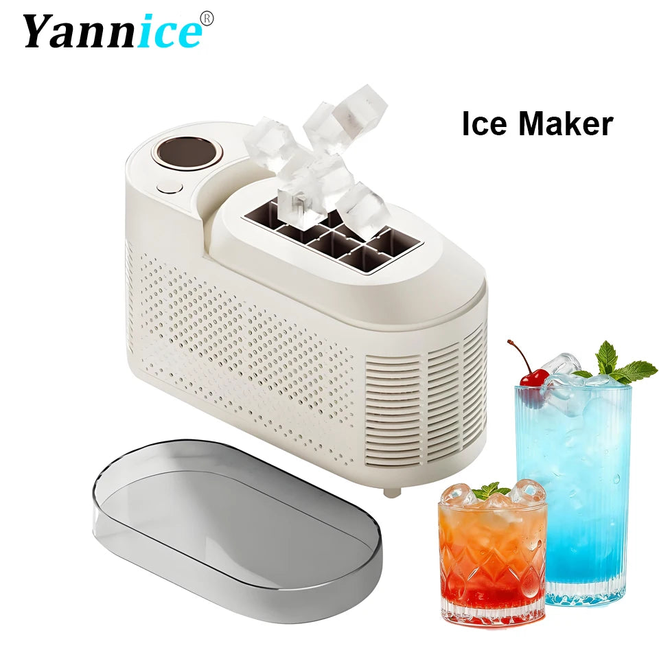 12v/220v Car Ice Maker Desktop Mini Ice Cubes