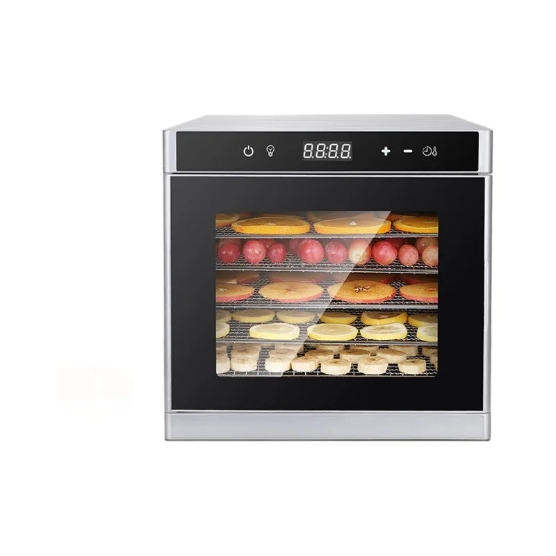 6-Layer Stainless Steel Food Dehydrator Machine Adjustable