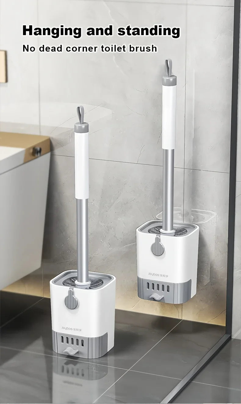 Toilet Brush Holder Wall Mounted Long Handle Toilet