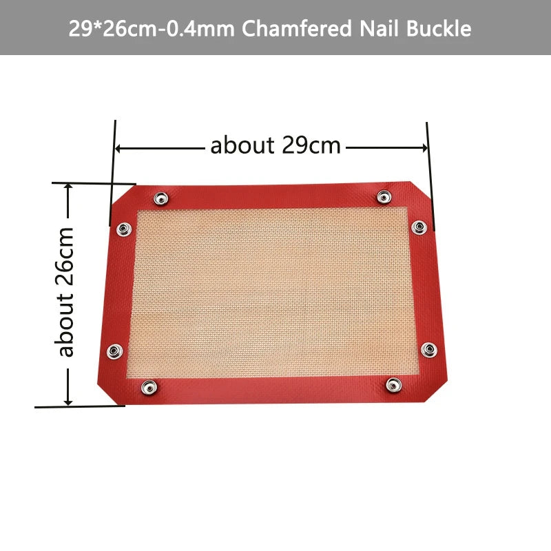1pc Silicone Baking Mat Button Non-Stick Reusable Heat