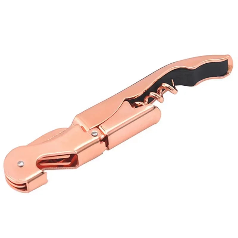 Rose Gold Corkscrew Wine Beer Bottle Opener Utensils