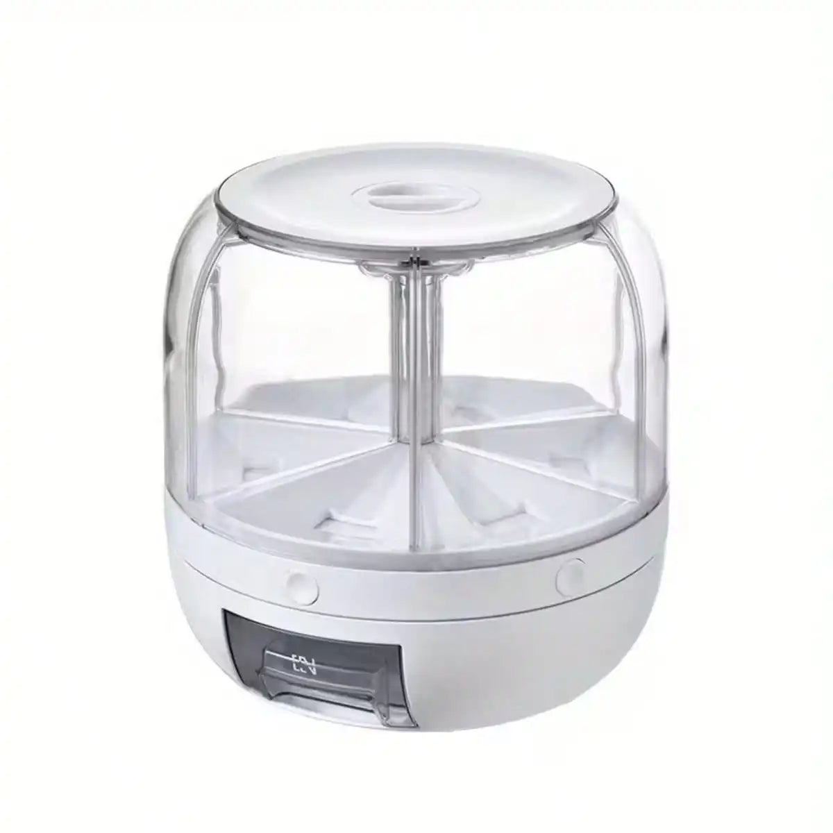 Grid Rotating Rice Dispenser 360 Grain Storage Container