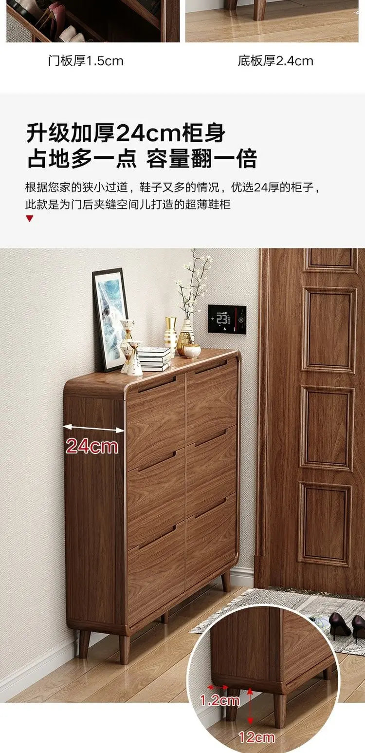 Modern Organizer Shoe Cabinet Storage Mobile Display Living