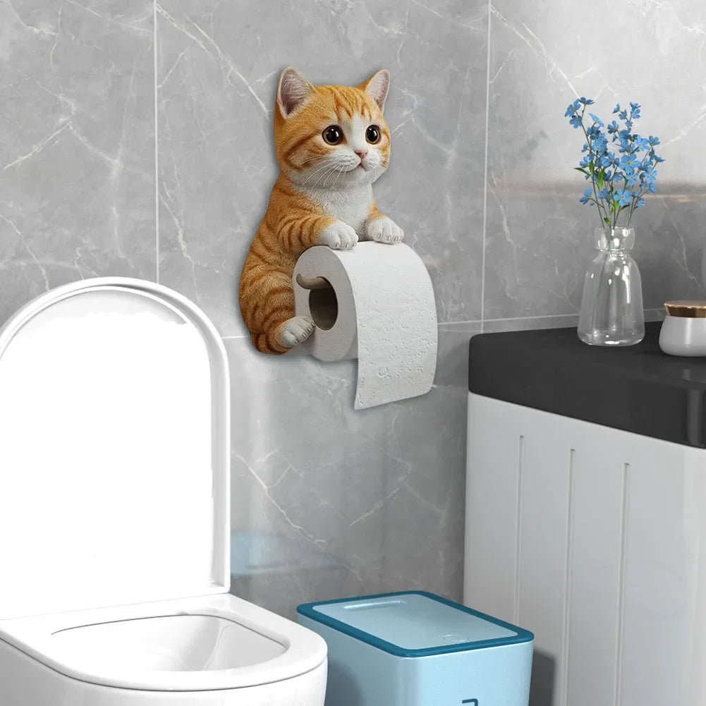Cat Toilet Paper Holder Cat Toilet Roll Holder