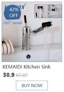 Kemaidi Brass Sink Faucet Spring Pull Down Faucets