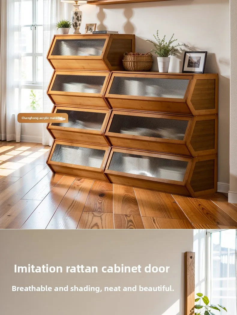 Bucket Cabinet Storage Cabinet Bedroom Living Room Bookshelf