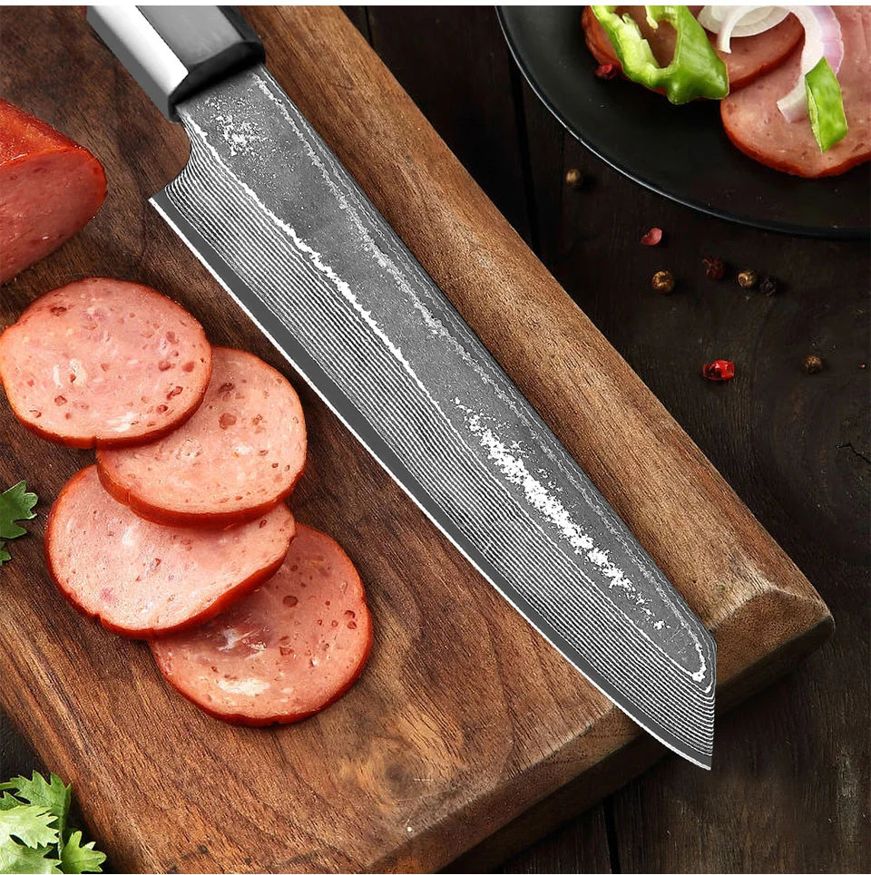 Mostodozo Japanese Kiritsuke Chef Knife 67-Layer Damascus Steel