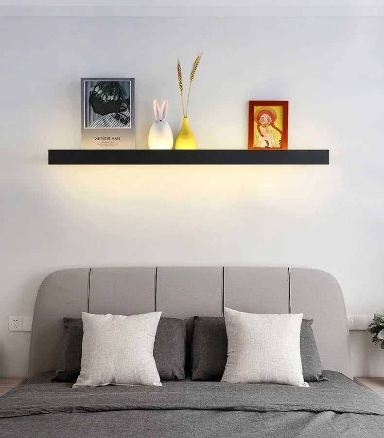 Modern Led Wall Lights Storage Rack Wall Lights