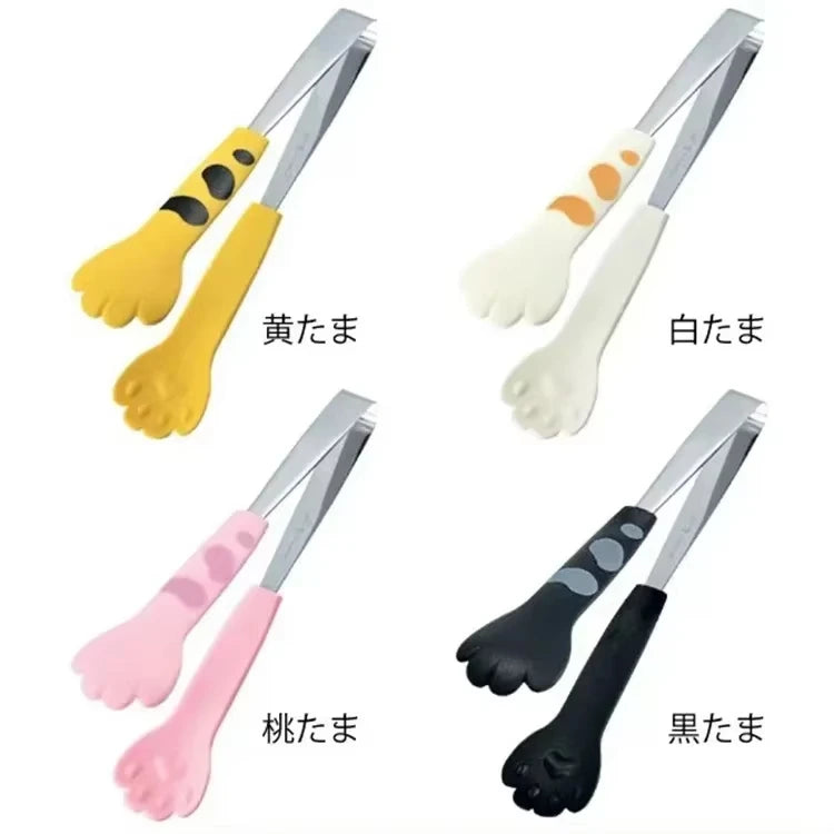 Japanese Cat Paw Shape Food Tongs Cute Cartoon