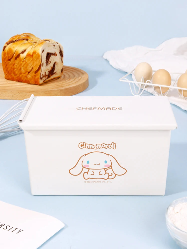 Chefmade Non-Stick Loaf Pan Lid 450g Cinnamoroll Toast