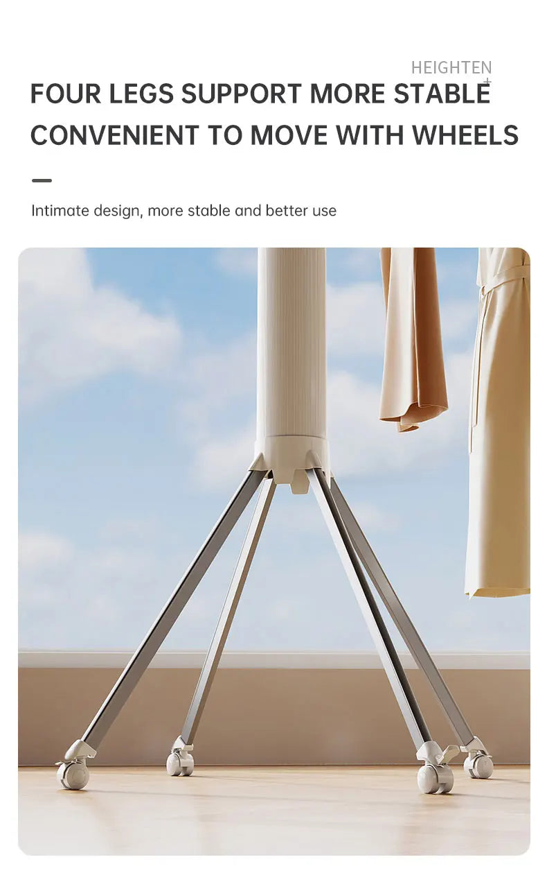 Octopus Drying Rack Balcony Folding Floor Pole Indoor