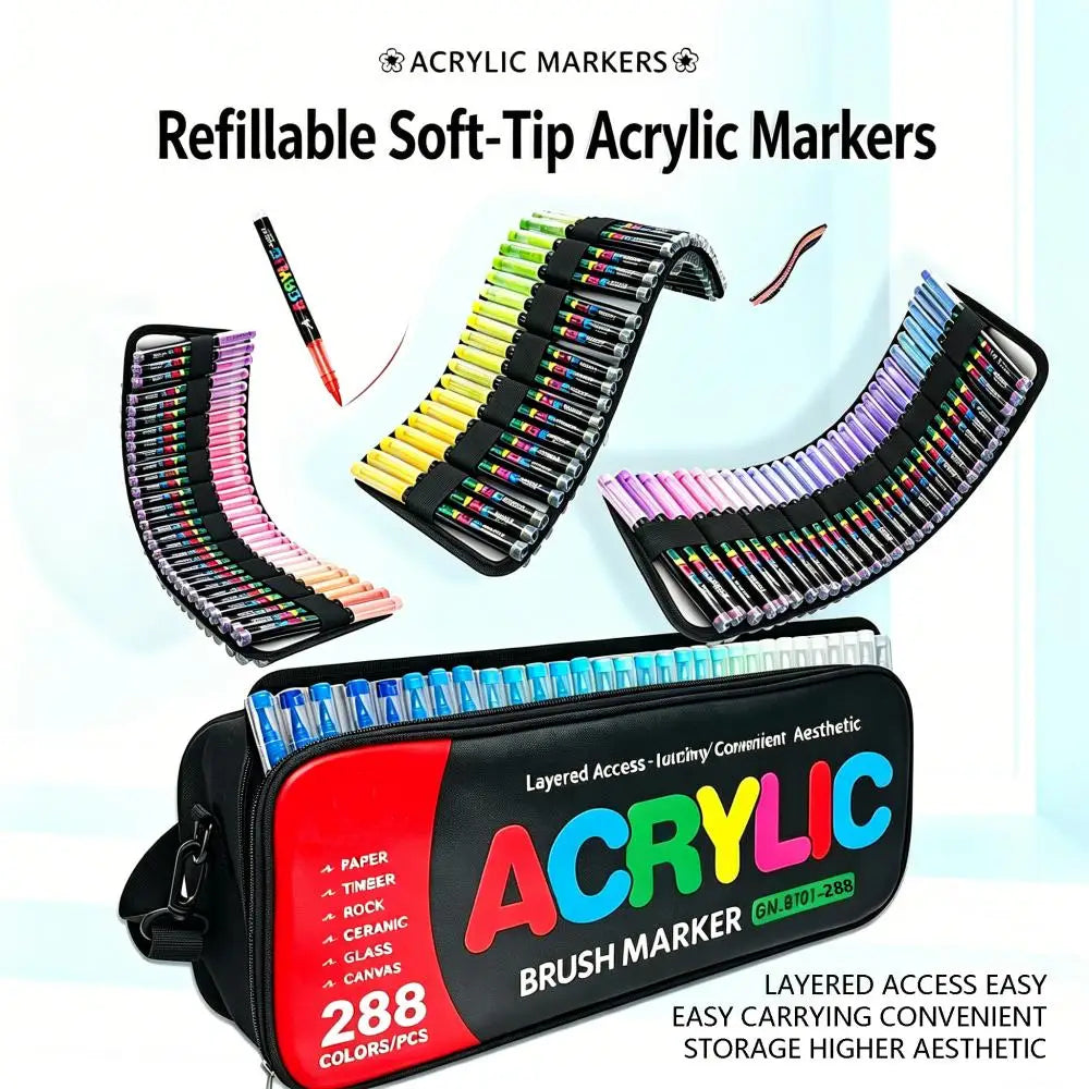 12-418 Colors Brand Upgrade Soft Brush Tip Acrylic
