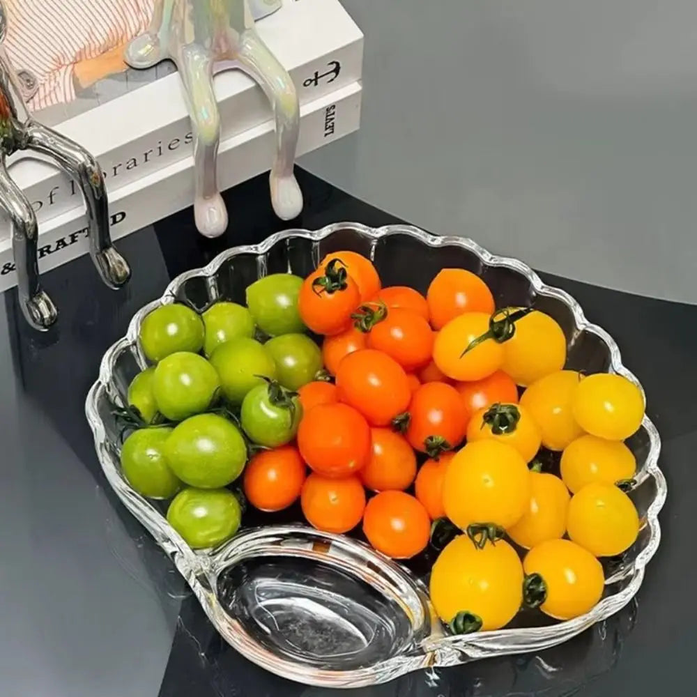 Transparent Shell Dish Vinegar Discs Creative Dumpling Plate