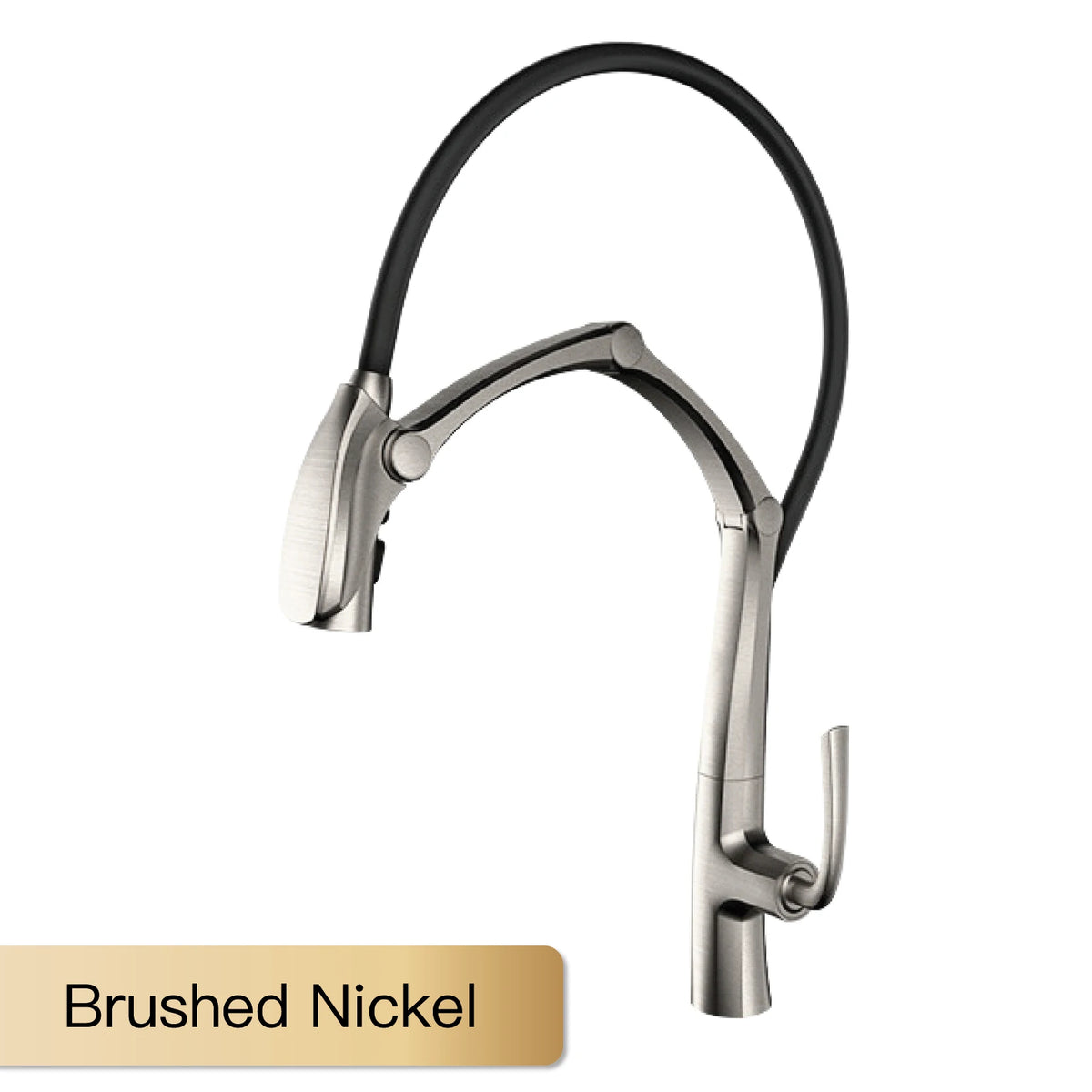 Aitana Gun Grey Luxury Brass Led Display Faucet