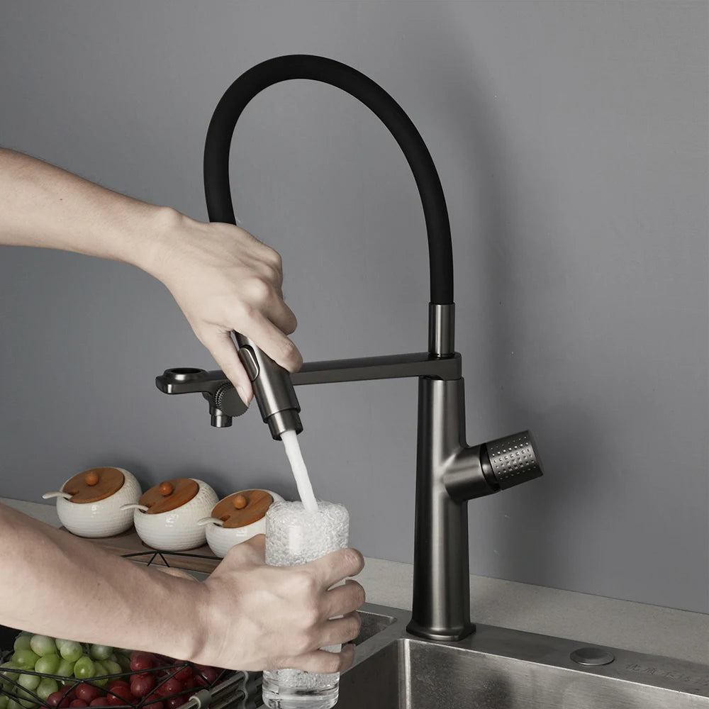 Zappo Faucet Separate Drinking Water Pull Out Sink