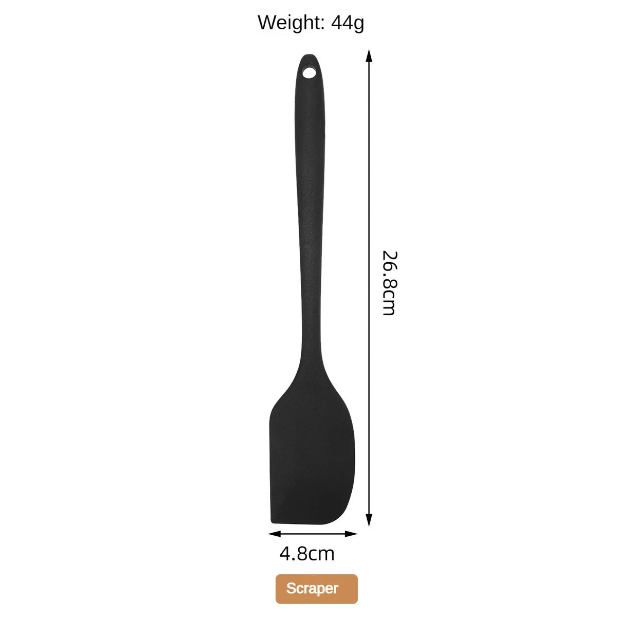 1/10pcs Food-Grade Silicone Heat-Resistant Slotted Spoon