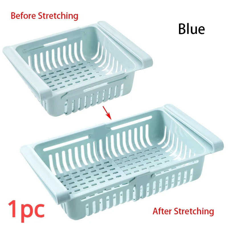 Fridge Organizer Storage Drawer Plastic Storage Box Container