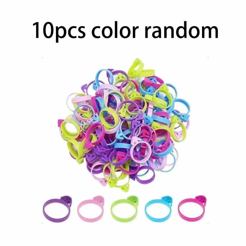 5pcs/10pcs/20pcs/30pcs/50pcs Random Color Icing Piping Rings