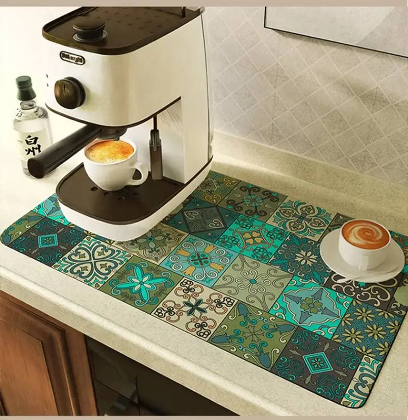 Coffee Machine Drain Pad Super Absorbent Dish Drying