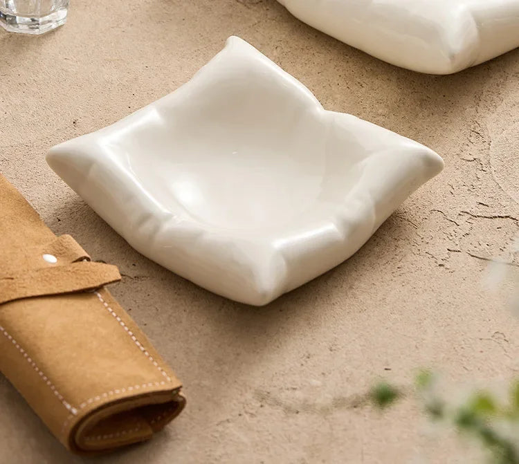 Dehua Ceramic Plates Dishes Creative Hotel Restaurant Tableware