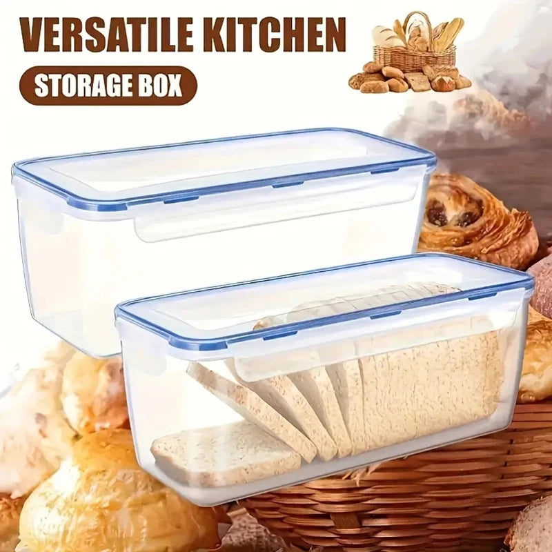 Airtight Food Storage Container Lid Plastic Bread Storage
