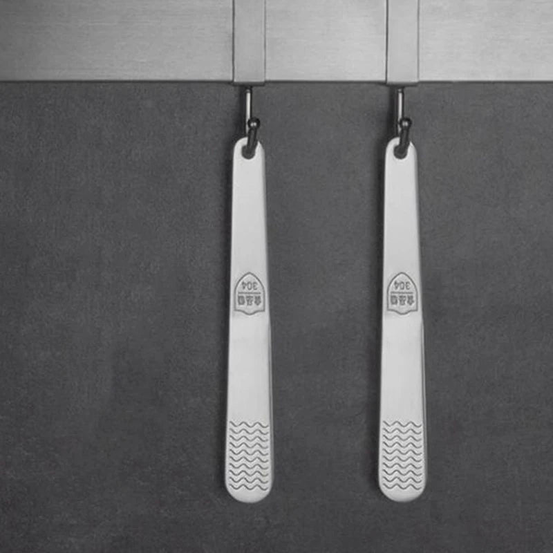 2pcs Dumpling Spoon Stainless Steel Flat Stuffing Shovel